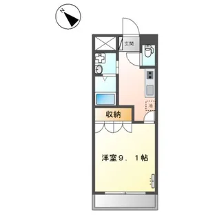 メゾン花水木【2階】の間取り