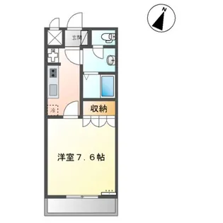 U.SA−KMHヴィラさくら【2階】の間取り