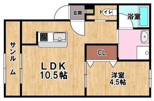 Grove Noa【2階】の間取り