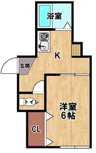 メゾンシャトーⅡ【1階】の間取り
