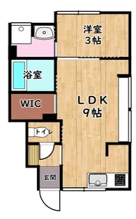 INTEGRAL SERIKAWA【105号室】の間取り