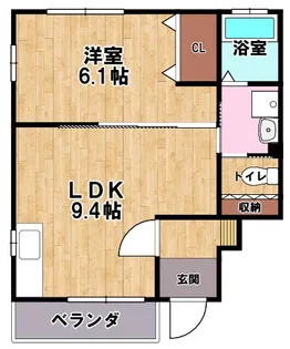 288GTO【105号室】の間取り