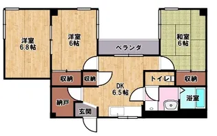 コーポ基【201号室】の間取り