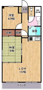 メゾンあおき【2階】の間取り