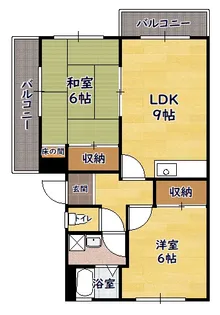 東英ハイツ参番館【203号室】の間取り