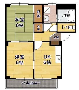 NOG第3コーポ【103号室】の間取り