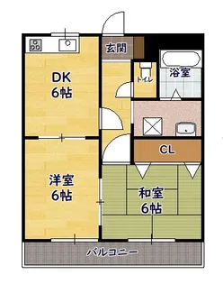 アイビーコート祇園【202号室】の間取り