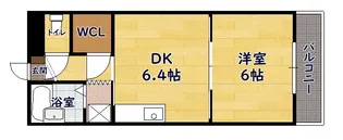 RFマンション?園【205号室】の間取り
