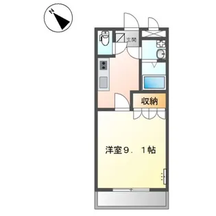 プチ・ベル【1階】の間取り