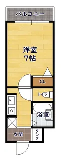 光陽ビルディング中山【201号室】の間取り
