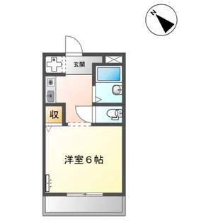 ベルクレスト【1階】の間取り