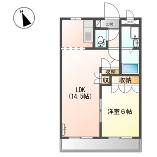 メゾン ドゥ ファミーユ【2階】の間取り