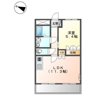 EL GRACE【2階】の間取り