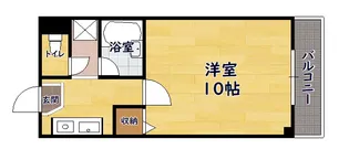 コンフォートハウス長浜Ⅱ【303号室】の間取り