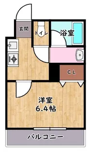 ヴィラ神照【105号室】の間取り