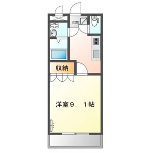 季風倶楽部Bonheur(トキカゼクラブボヌール)【2階】の間取り