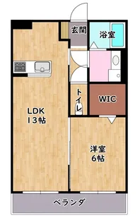 セジュール彦根東山【103号室】の間取り
