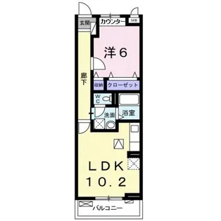 フォレストパーク・九番館【1階】の間取り