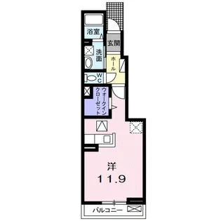 アンジュT&N【1階】の間取り