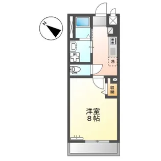 Brooks Cube ai【2階】の間取り