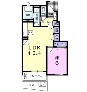 SubaruⅢ番館【1階】の間取り