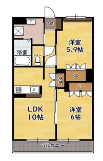 STグランデ【202号室】の間取り