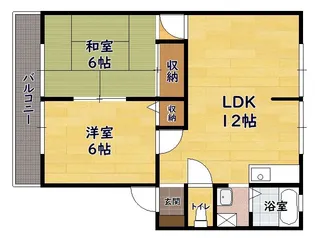 ドゥラシャンスⅠ【202号室】の間取り