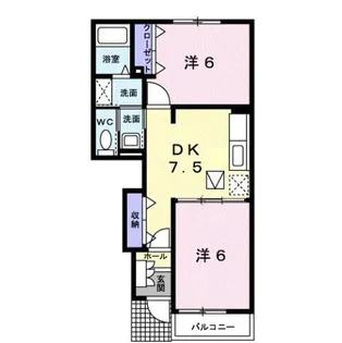 ポート リジェールⅢ【1階】の間取り