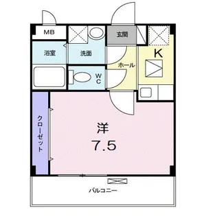 アルブル ヴィラージュⅡ【2階】の間取り