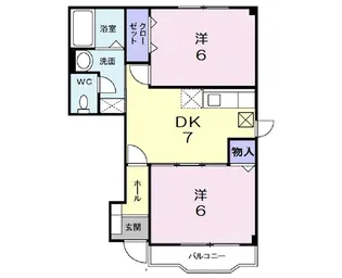ウィステリア【1階】の間取り