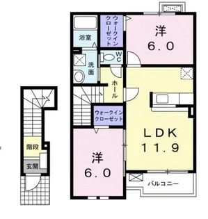 アルモニー【2階】の間取り