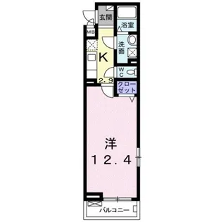 フォレストパーク・八番館【3階】の間取り