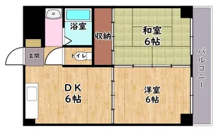 プラムA【505号室】の間取り