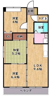 パークスクエア【2階】の間取り