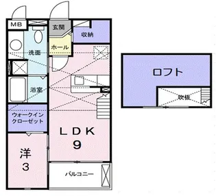 グランデ ピーノ ドゥーエ【2階】の間取り