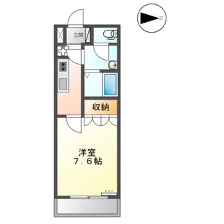 メゾンドラスリーズ【2階】の間取り