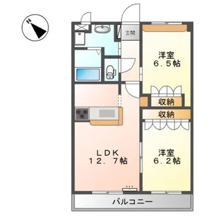 レマルージュ【2階】の間取り
