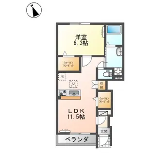 フェニックス【1階】の間取り