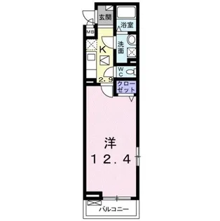 フォレストパーク・八番館【1階】の間取り