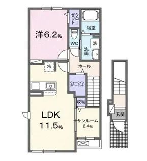 ドルミオークスⅢ【2階】の間取り