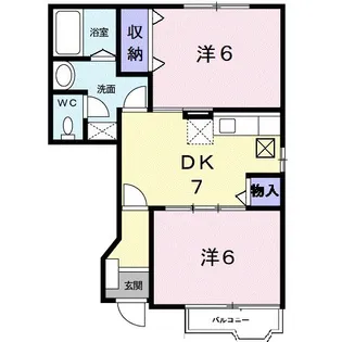 ピーノ【1階】の間取り