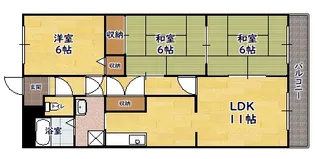 びわこマンション【302号室】の間取り