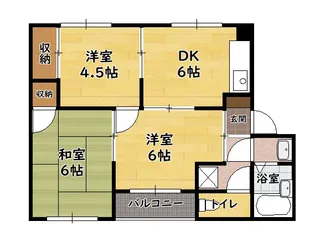 S-ARK5【201号室】の間取り