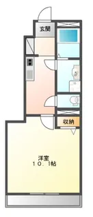 レイクヒルズ西今【1階】の間取り