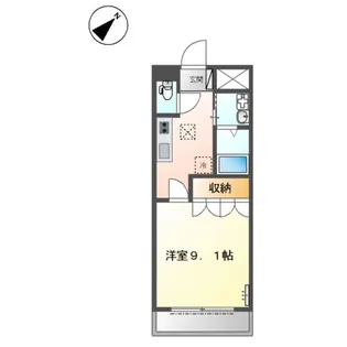 メゾン花水木【1階】の間取り