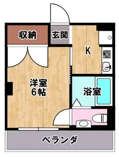 ティーエムコート【2-B号室】の間取り