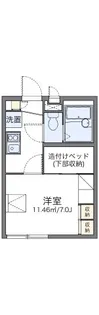 レオパレスBrighton宮司【108号室】の間取り