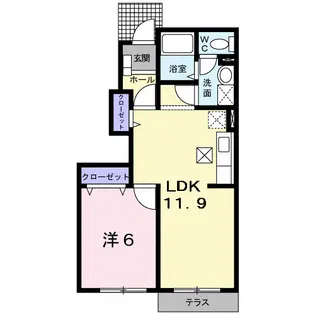 スコルピオーネ【1階】の間取り