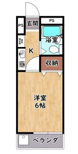 ホワイトハイツ【2階】の間取り