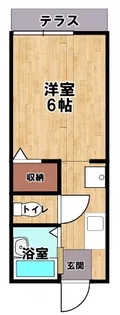 コーポリバノ【1階】の間取り